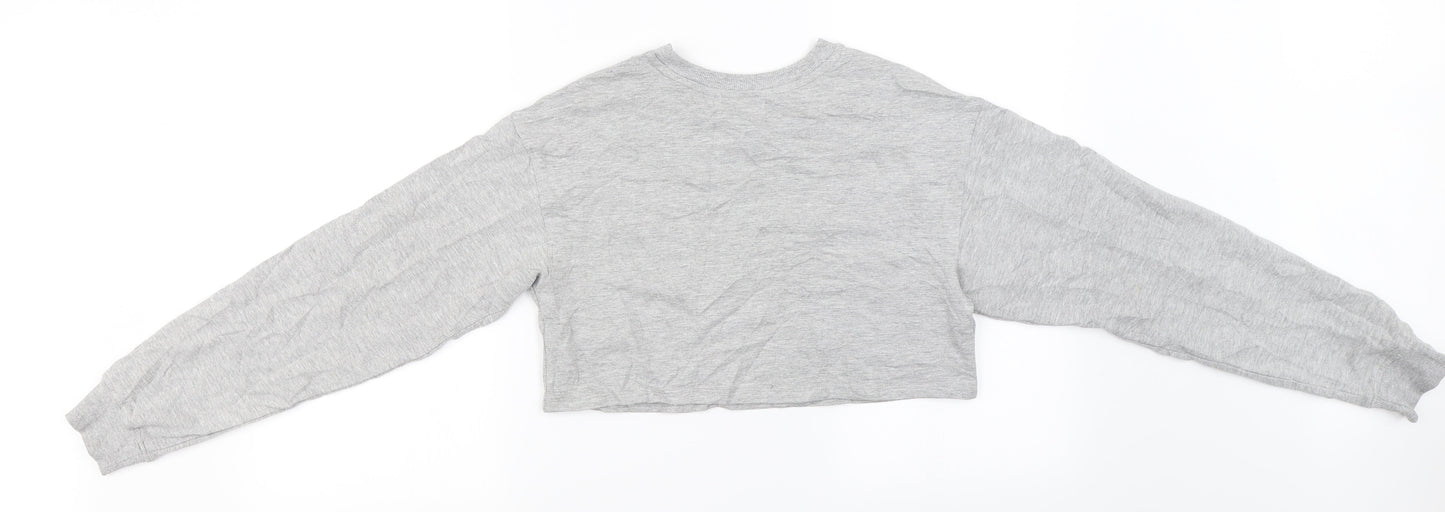 Bershka  Womens Grey   Pullover Jumper Size XS