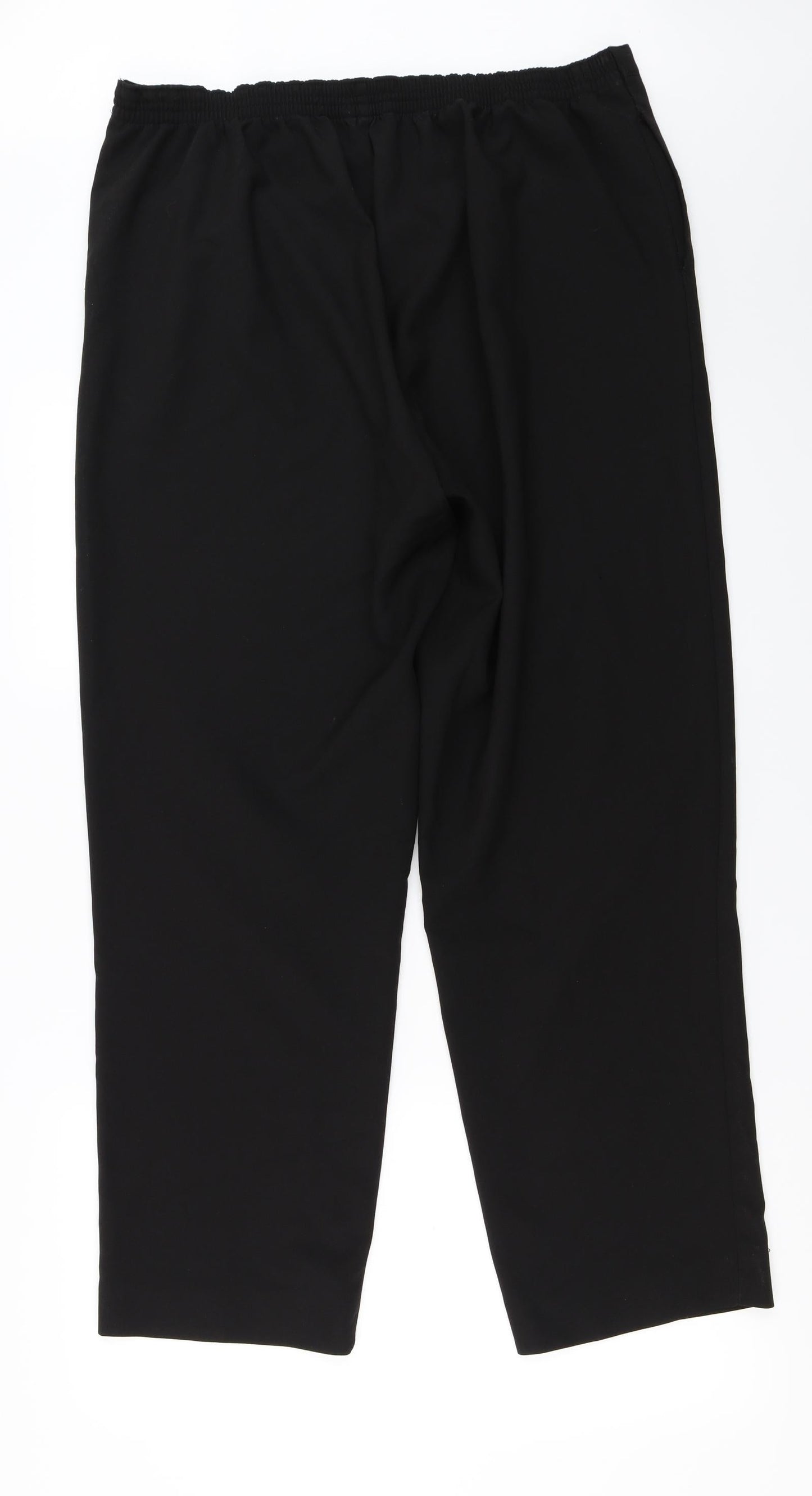 BM Womens Black   Trousers  Size 16 L26 in
