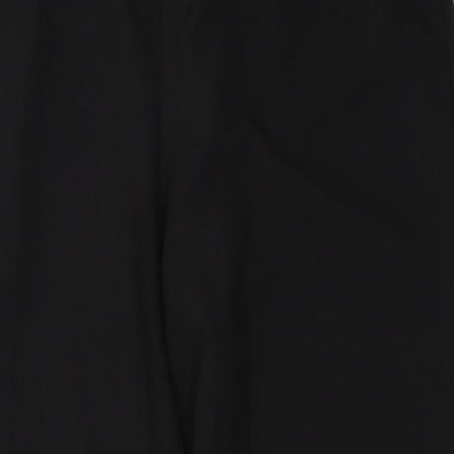 Close-up detail of Bonmarché women’s black trousers, size UK 16, 26-inch leg