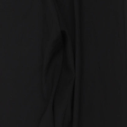 Brand and care label for Bonmarché women’s black trousers, size UK 16, 26-inch leg