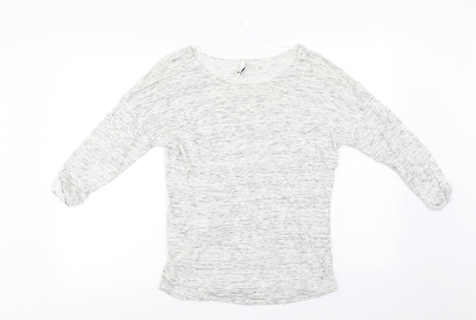 H&M Womens Ivory   Basic T-Shirt Size M