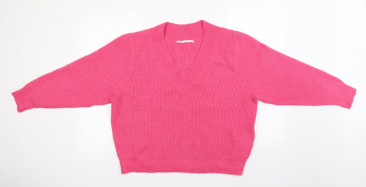 only  Womens Pink   Pullover Jumper Size L