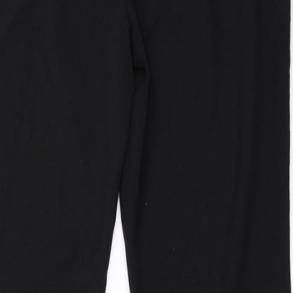 Brand and care label for Papaya women’s black trousers, size UK 16, 24-inch leg