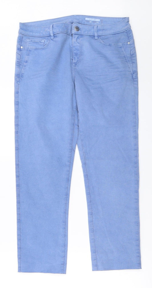 Preworn Womens Blue   Skinny Jeans Size 38 in L32 in