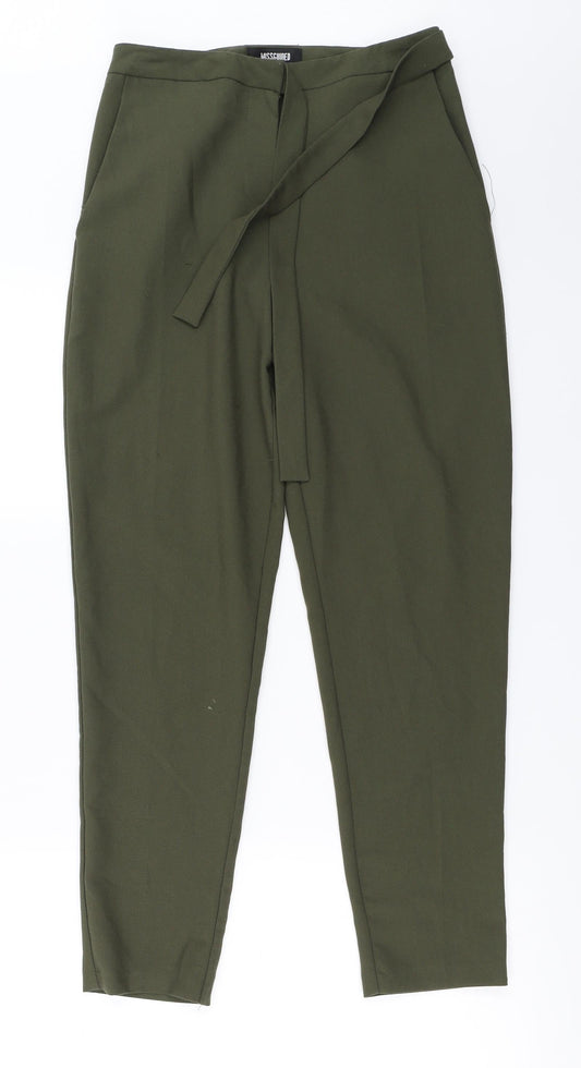 Misguided   Womens Green   Trousers  Size 8 L24 in