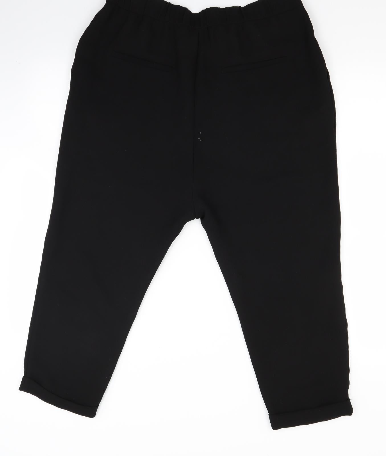 Zara Womens Black   Trousers  Size M L20 in