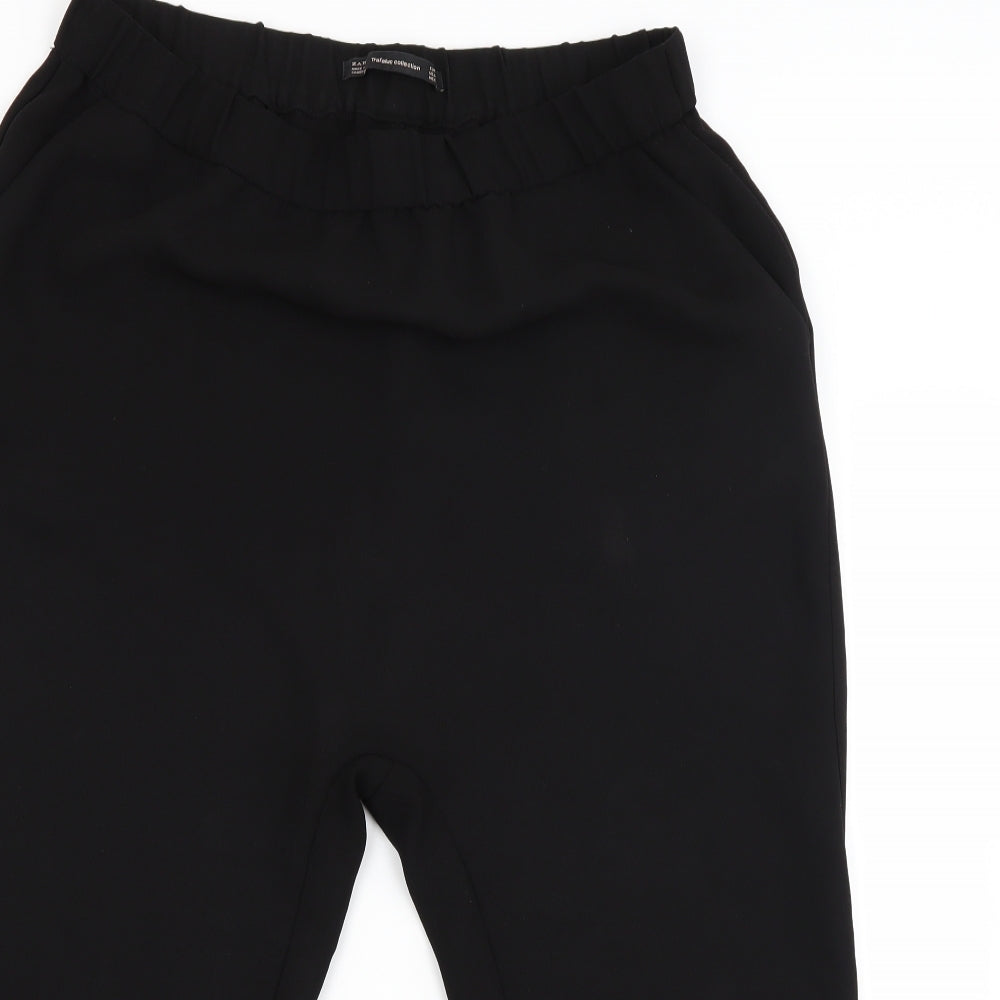 Zara Womens Black   Trousers  Size M L20 in