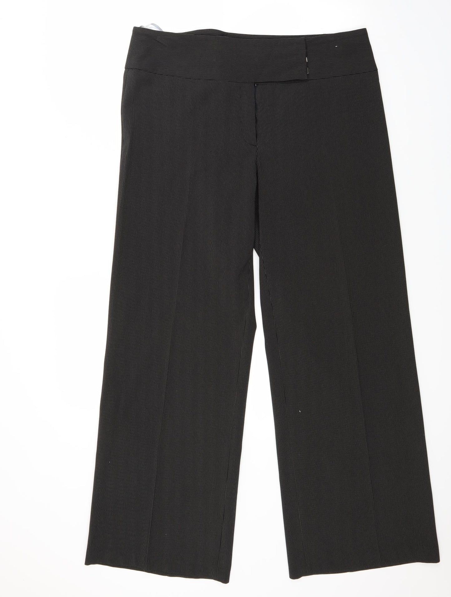 Atmosphere Womens Grey Striped  Trousers  Size 14