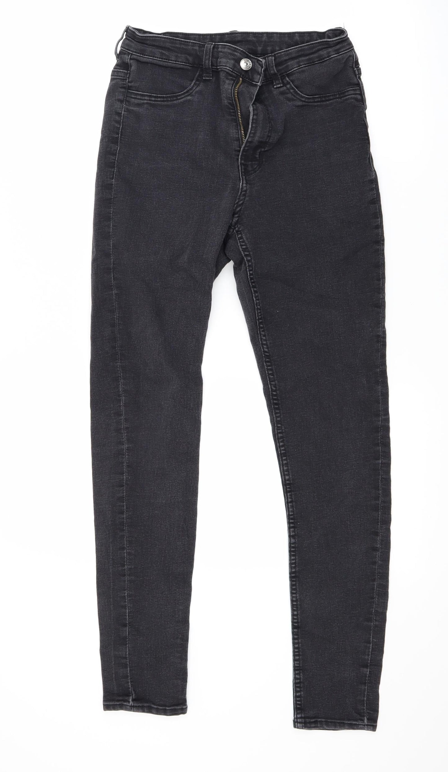 Divided Womens Black  Denim Skinny Jeans Size 10 L27 in