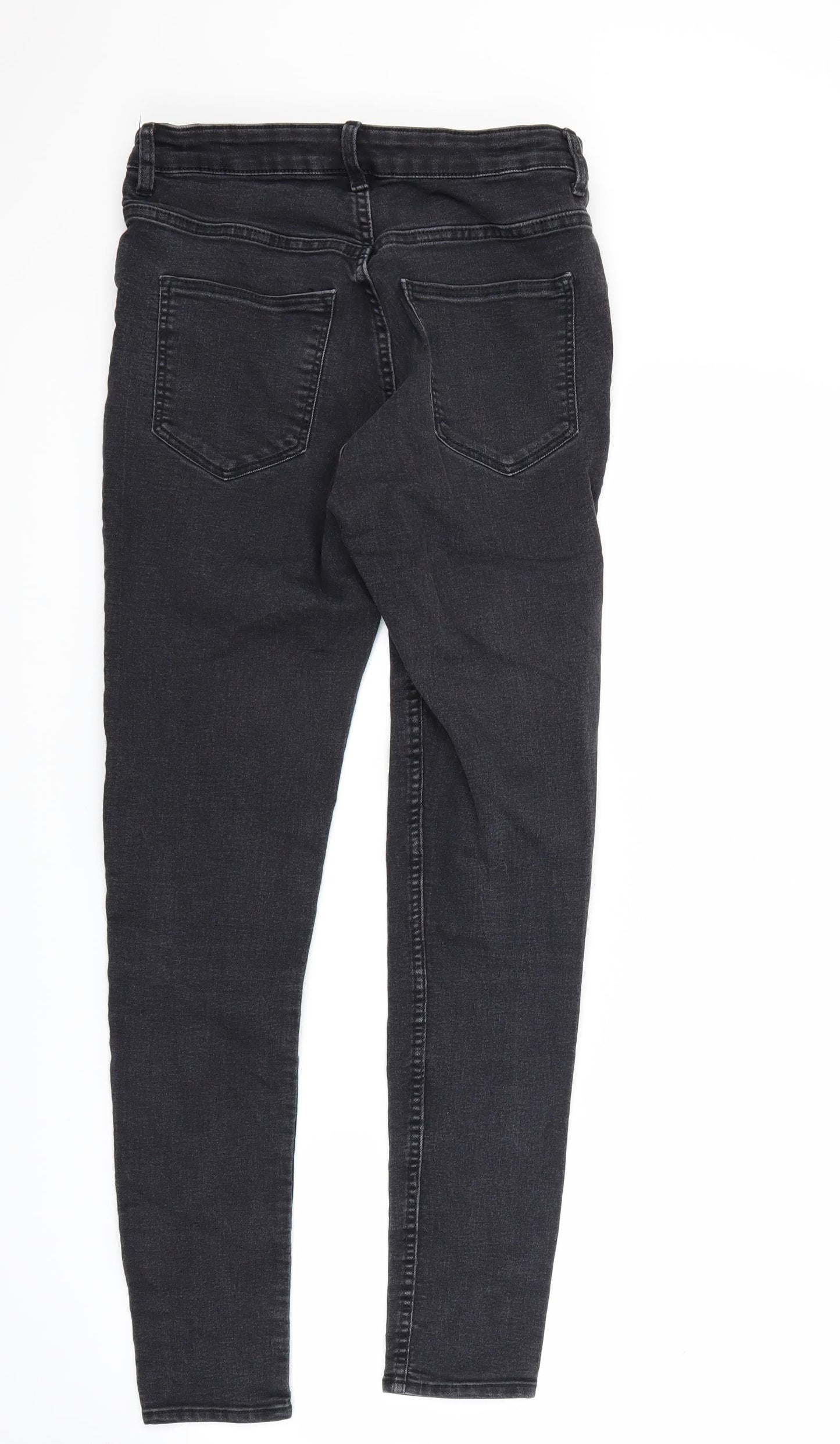 Divided Womens Black  Denim Skinny Jeans Size 10 L27 in