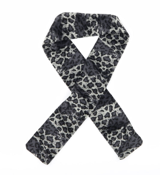 Preworn Womens Grey Animal Print   Scarf