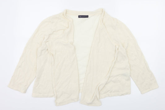 Marks and Spencer Womens Ivory   Cardigan Jumper Size 16