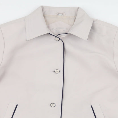 Close-up detail of JBC Collection women’s pink jacket, size UK 14