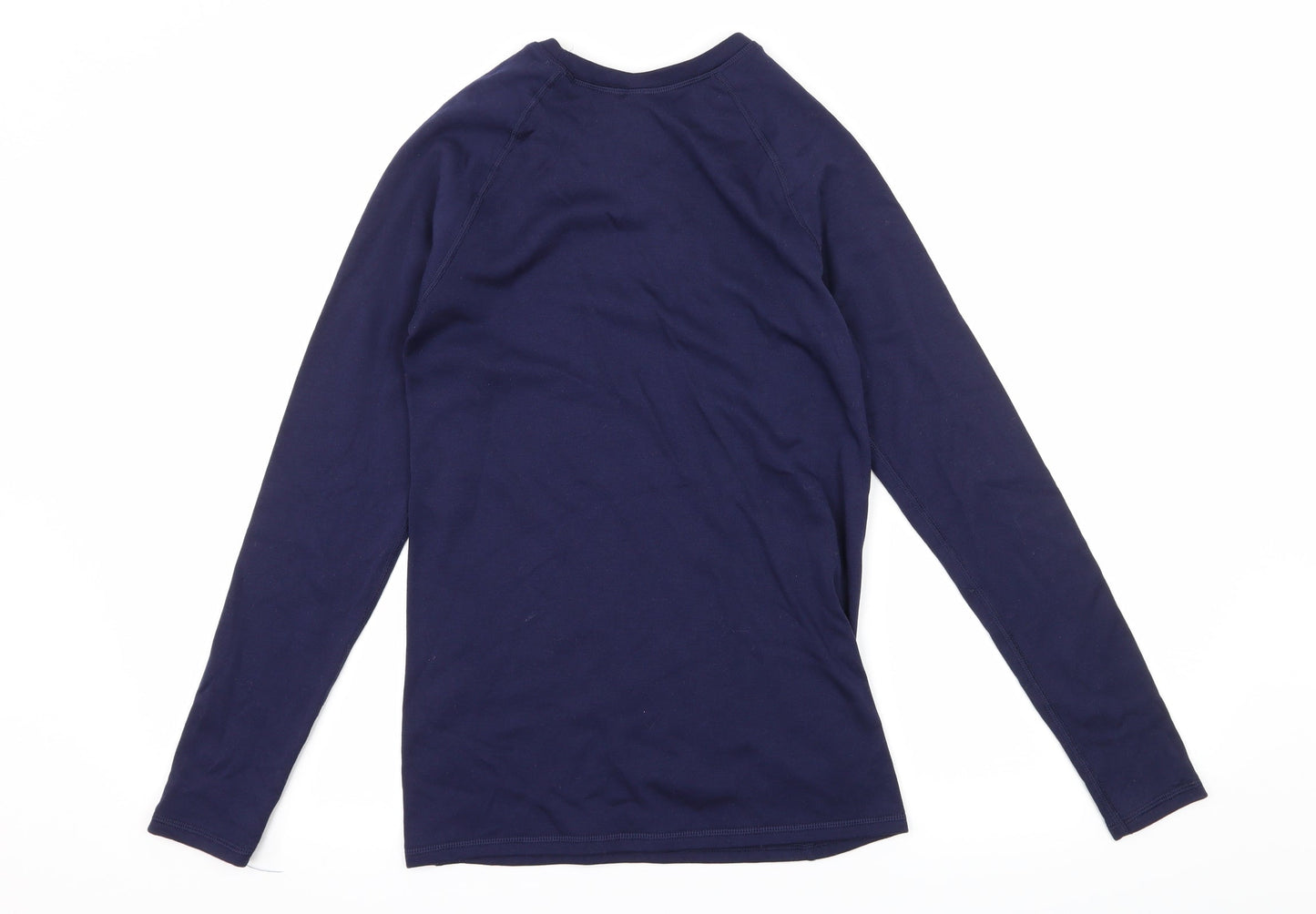Iris Lilly Womens Blue  Jersey Basic T-Shirt Size 10