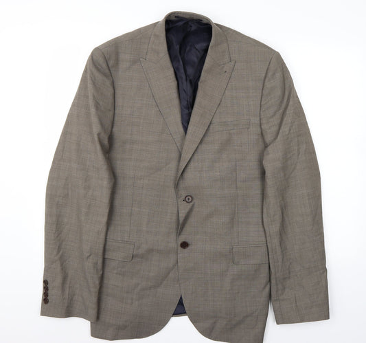 Marks and Spencer Mens Beige   Jacket Suit Jacket Size 44