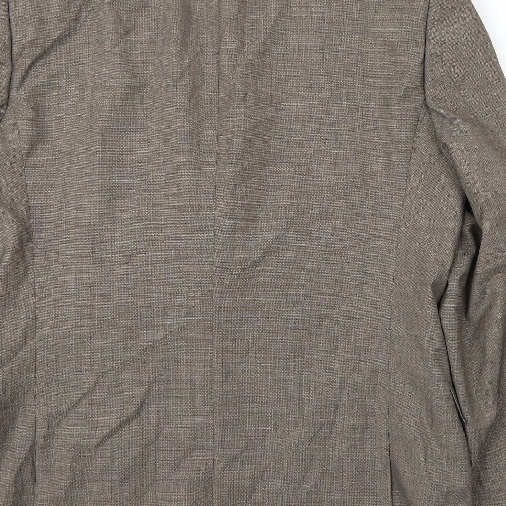 Marks and Spencer Mens Beige   Jacket Suit Jacket Size 44
