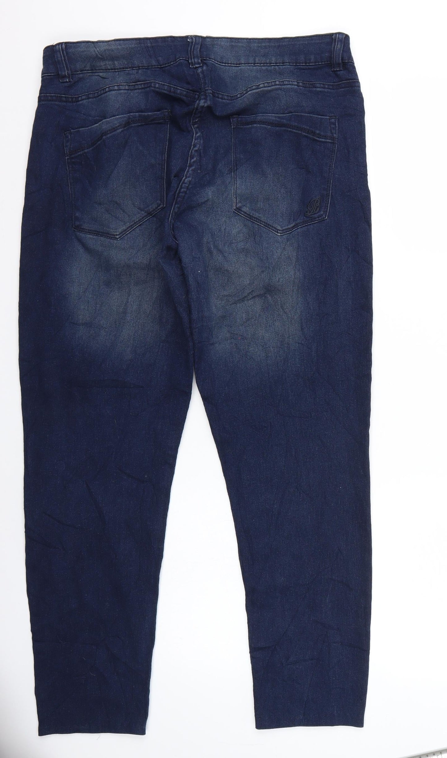 beloved Womens Blue   Cropped Jeans Size 42 L27 in