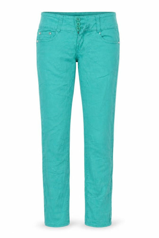 By Sasha Womens Green   Straight Jeans Size M L30 in