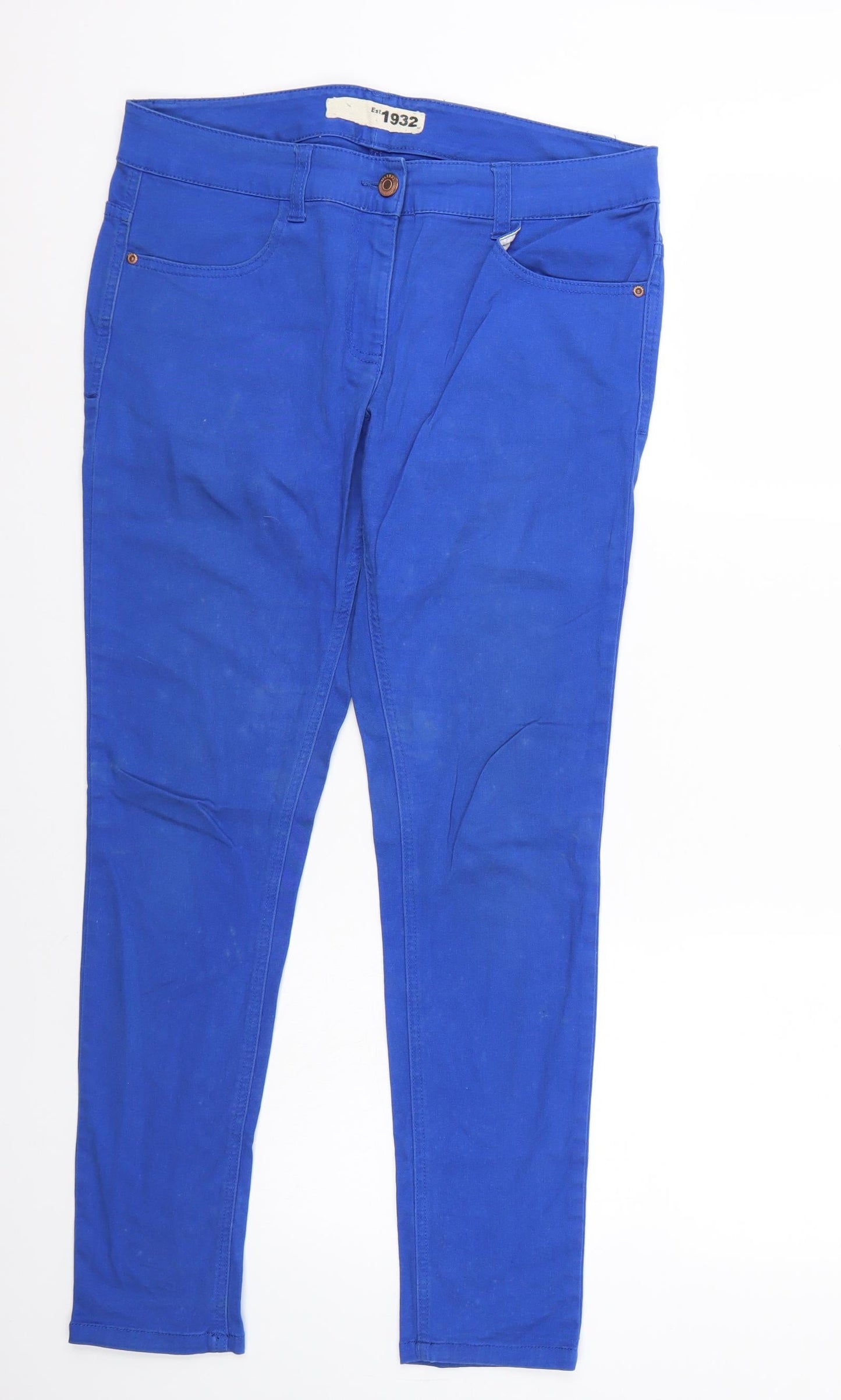 1932 Womens Blue   Straight Jeans Size 12 L28 in