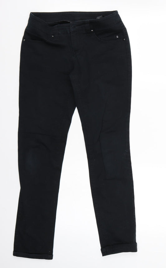 H&M Womens Black   Skinny Jeans Size 34 L28 in