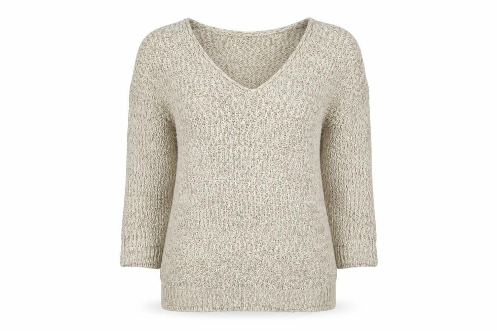Marks & Spencer Womens Beige   Pullover Jumper Size 8