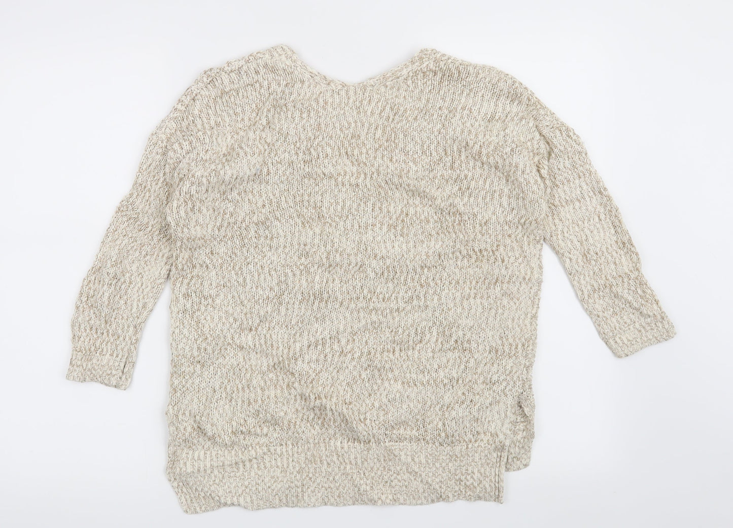 Marks and Spencer Womens Beige   Pullover Jumper Size 8