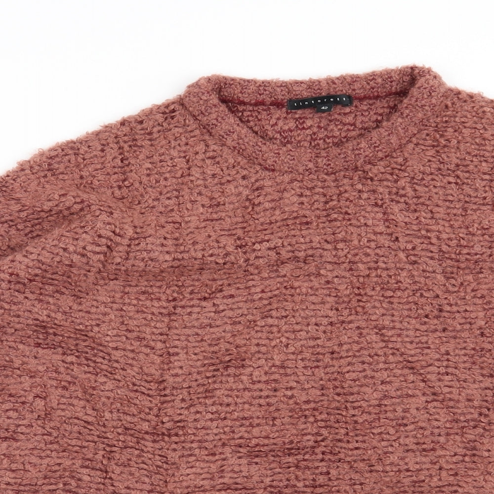 Tintoretto Womens Pink   Pullover Jumper Size 14
