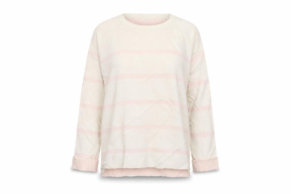 Etam Womens Beige Striped  Pullover Jumper Size S