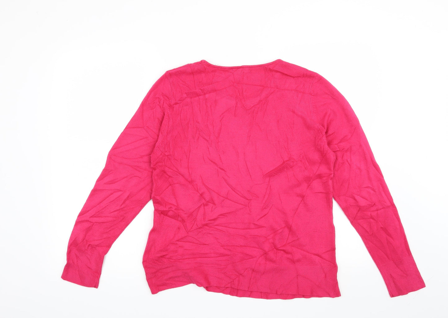 M&Co Womens Pink   Pullover Jumper Size M