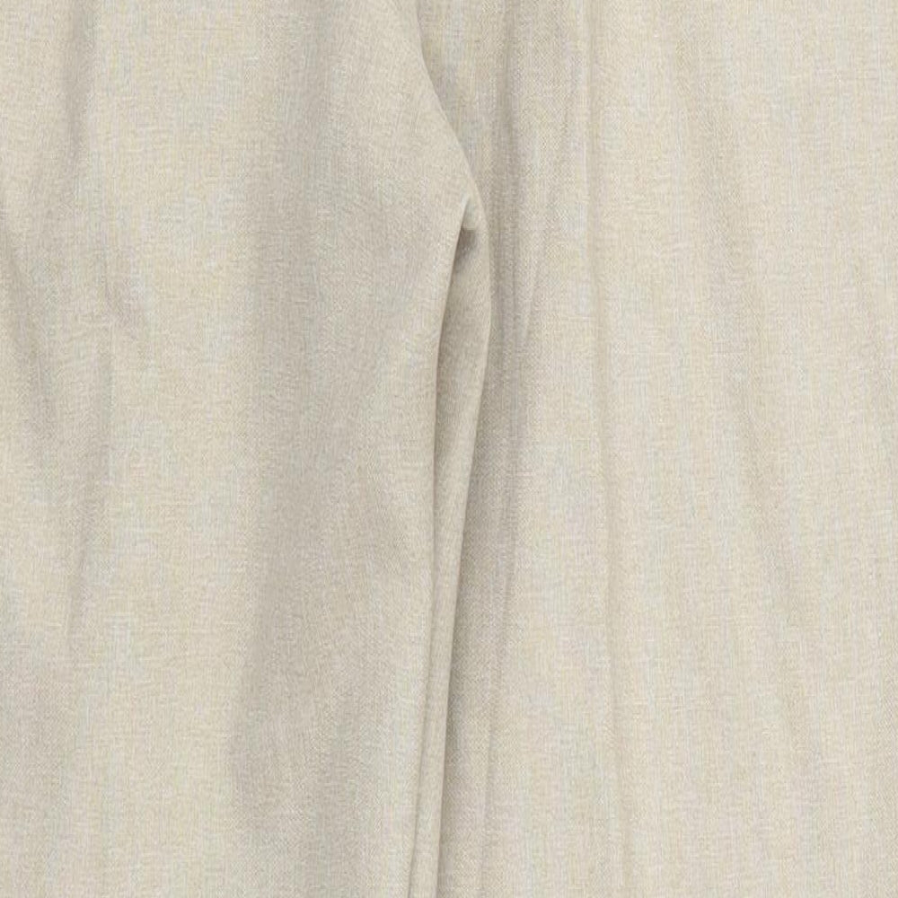 BHS Womens Beige   Trousers  Size 14 L25 in