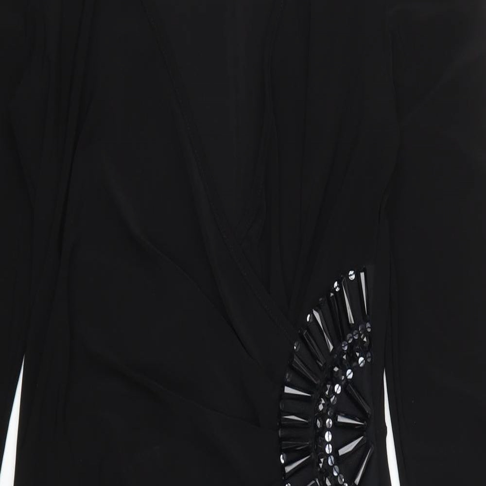 Julien Macdonald Womens Black   A-Line  Size 10
