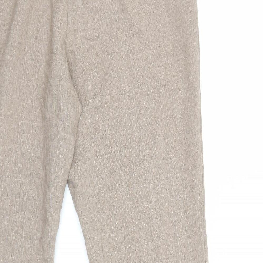 Marks and Spencer Womens Brown   Trousers  Size 16 L27 in