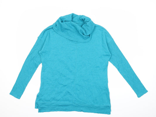 Andrew Marc Womens Blue   Pullover Jumper Size S