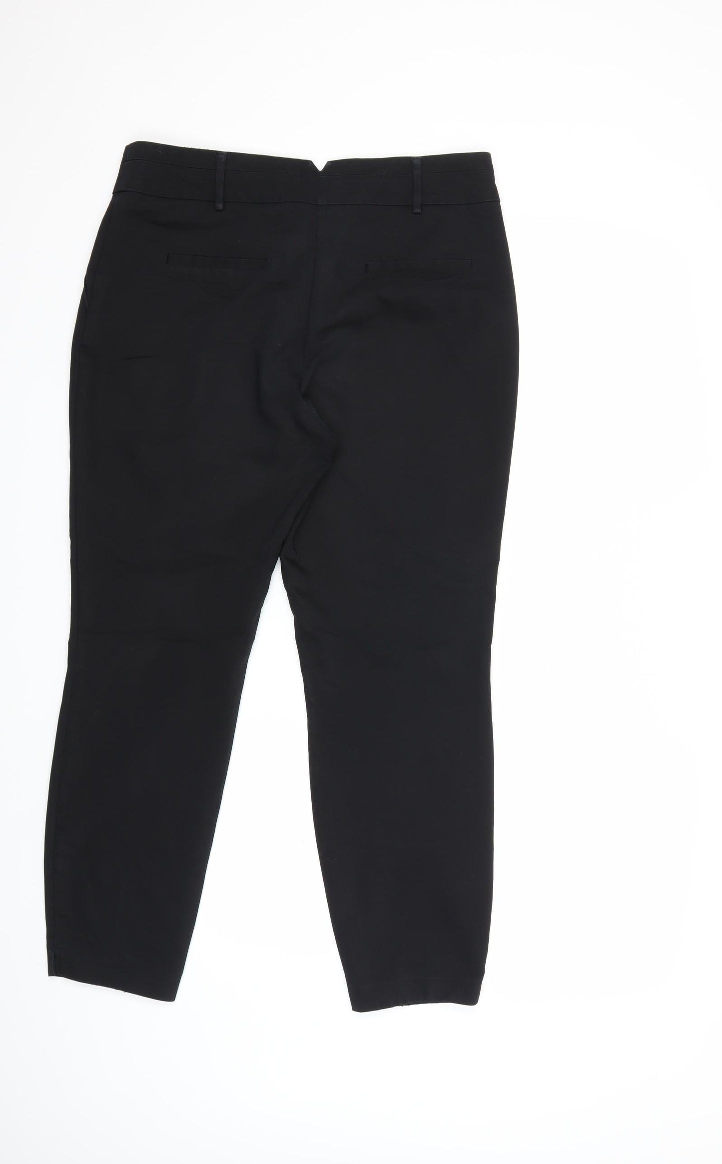Papaya Womens Black   Trousers  Size 14 L26 in