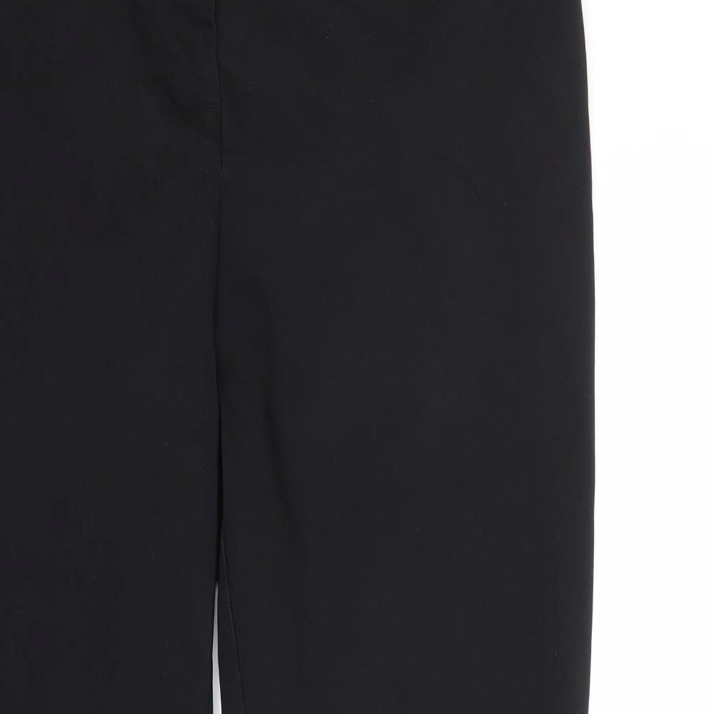 Papaya Womens Black   Trousers  Size 14 L26 in
