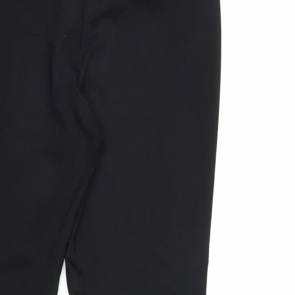 Papaya Womens Black   Trousers  Size 14 L26 in