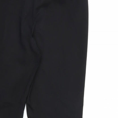 Brand and care label for Papaya women’s black trousers, size UK 14, 26-inch leg