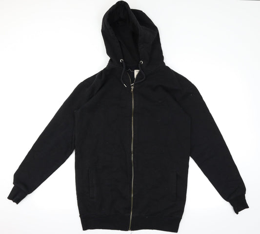 Cedar Wood State Mens Black   Full Zip Hoodie Size XS