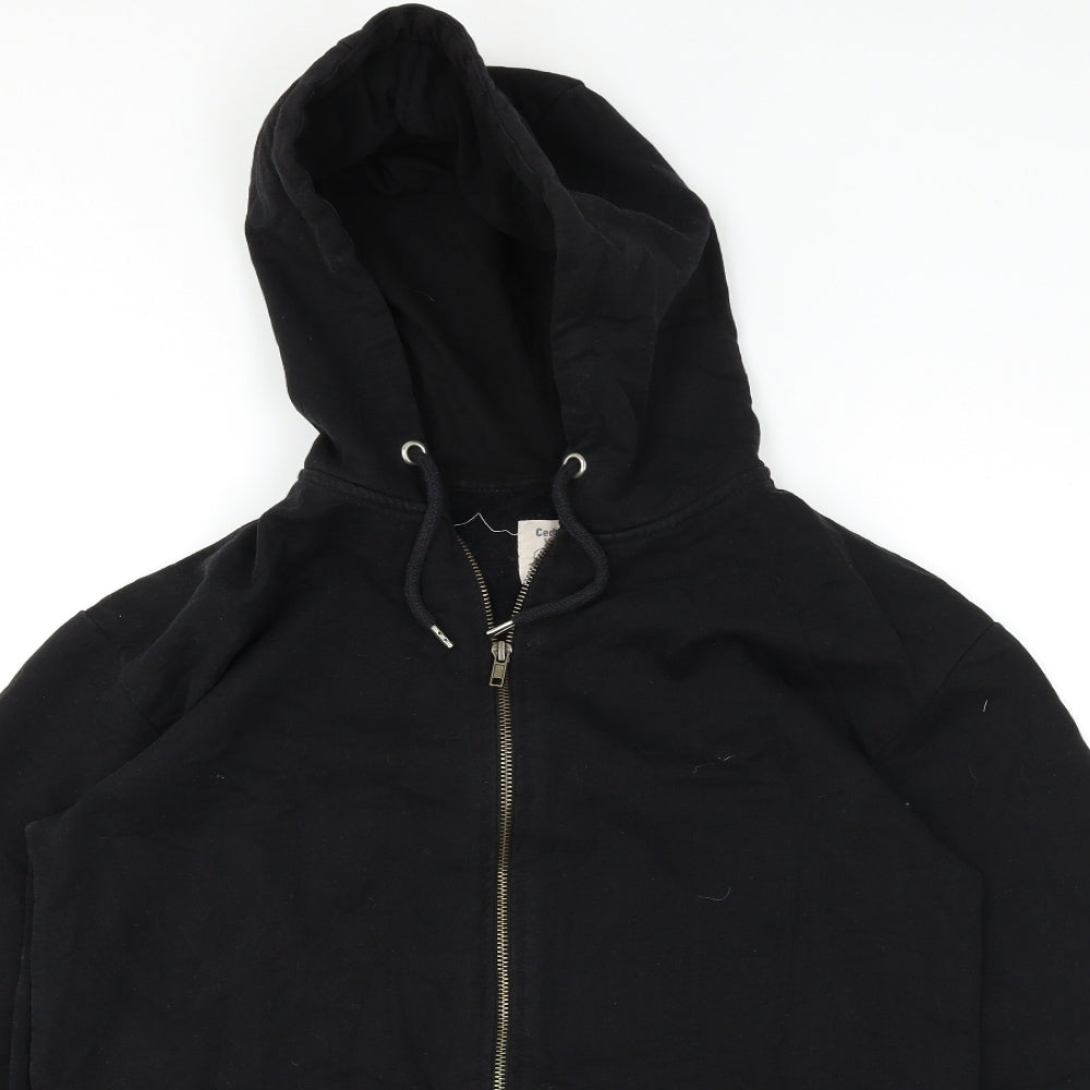 Cedar Wood State Mens Black   Full Zip Hoodie Size XS