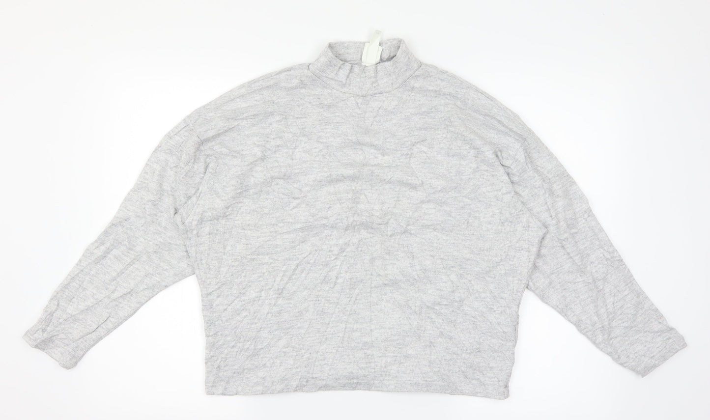 H&M Womens Grey   Basic T-Shirt Size XS