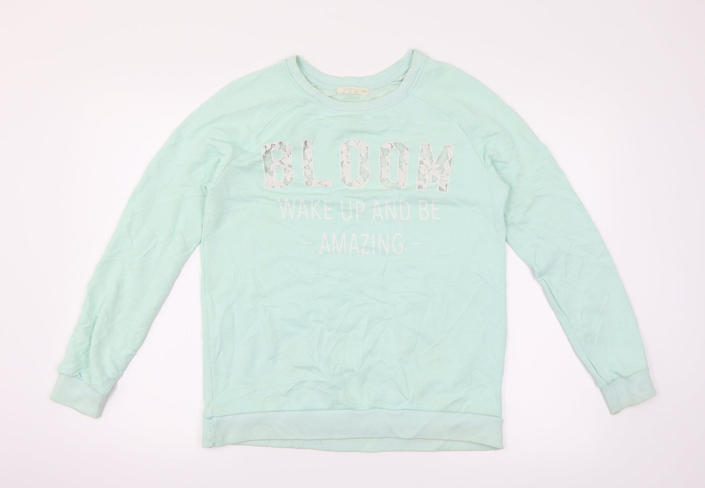 Bershka Womens Green   Pullover Jumper Size XS