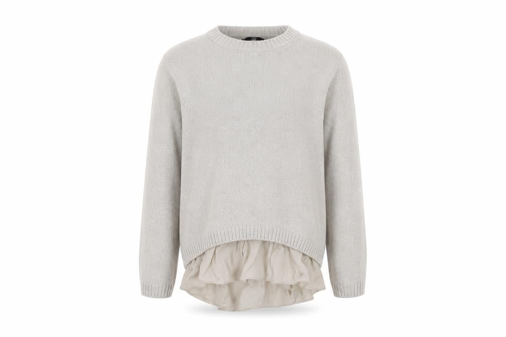 Marks & Spencer Girls Beige  Knit Pullover Jumper Size 9-10 Years