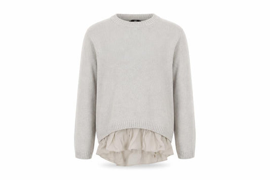 Marks & Spencer Girls Beige  Knit Pullover Jumper Size 9-10 Years