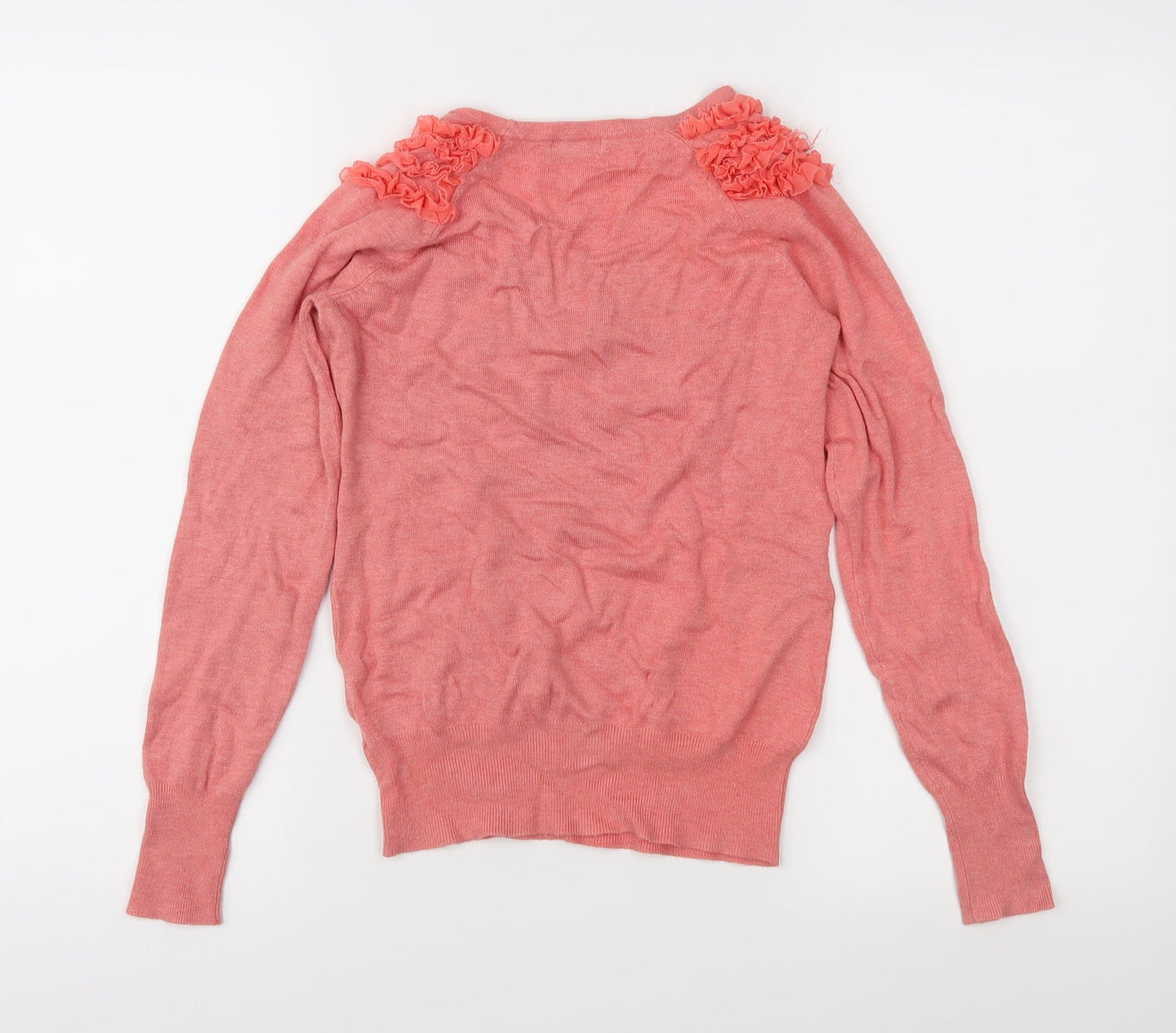 F&F Womens Pink  Knit Pullover Jumper Size 8