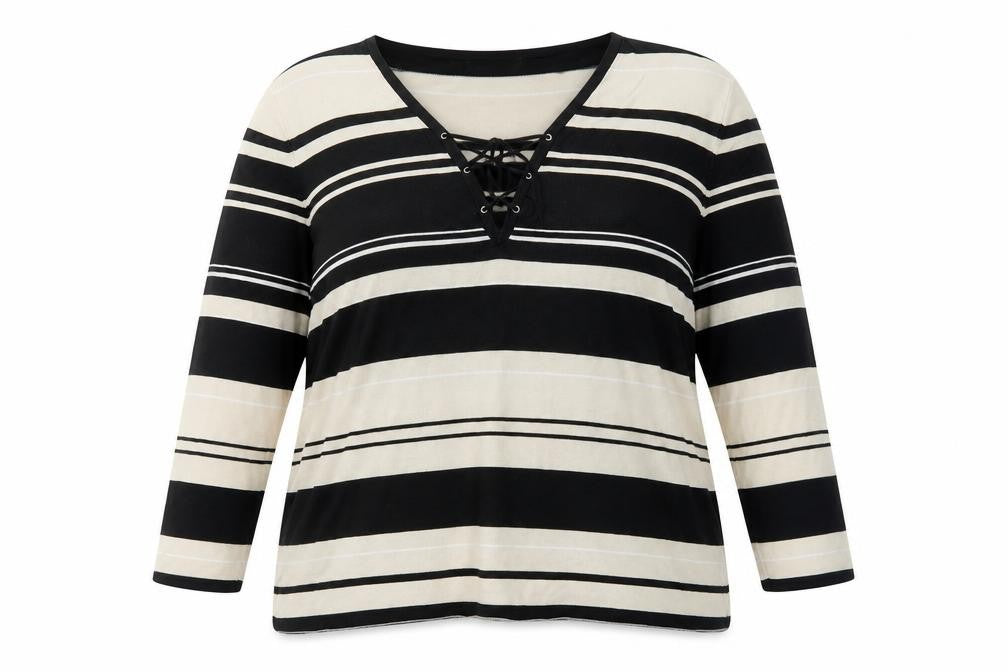Principles Womens Brown Striped Knit Pullover Jumper Size 18