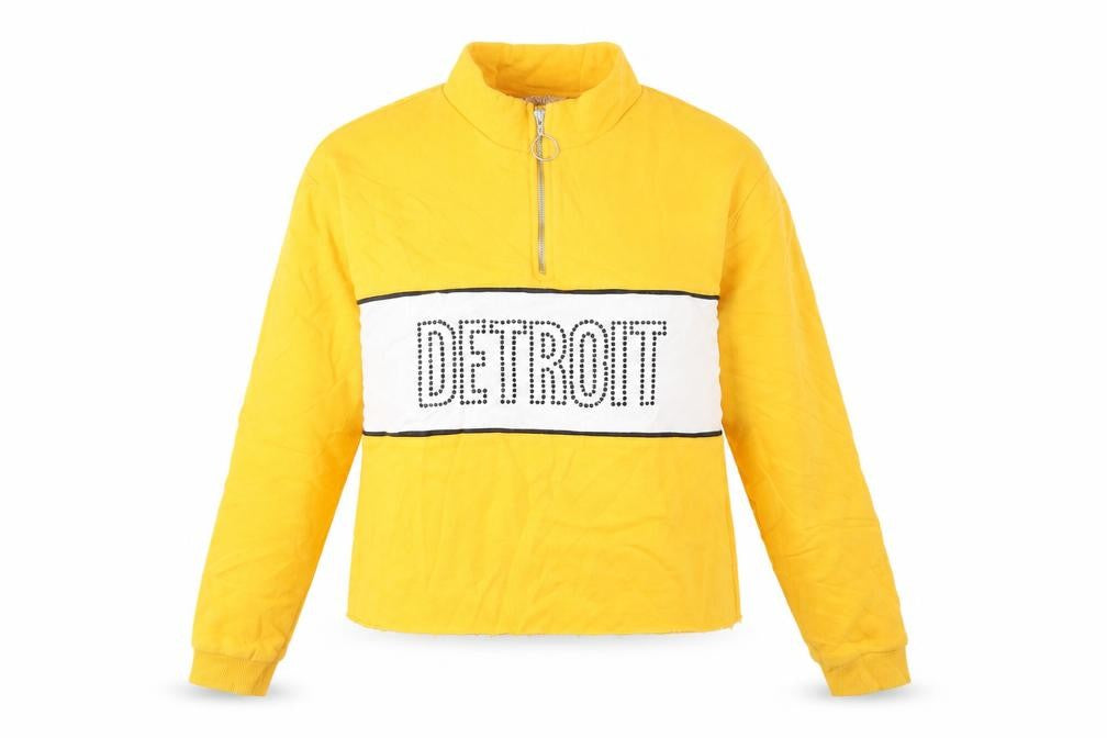 Candy Couture Girls Yellow   Pullover Sweatshirt Size 15 Years