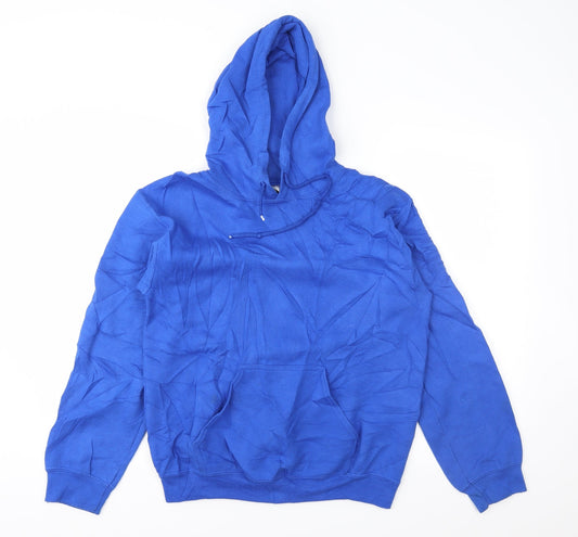 Gildan Womens Blue   Pullover Hoodie Size S