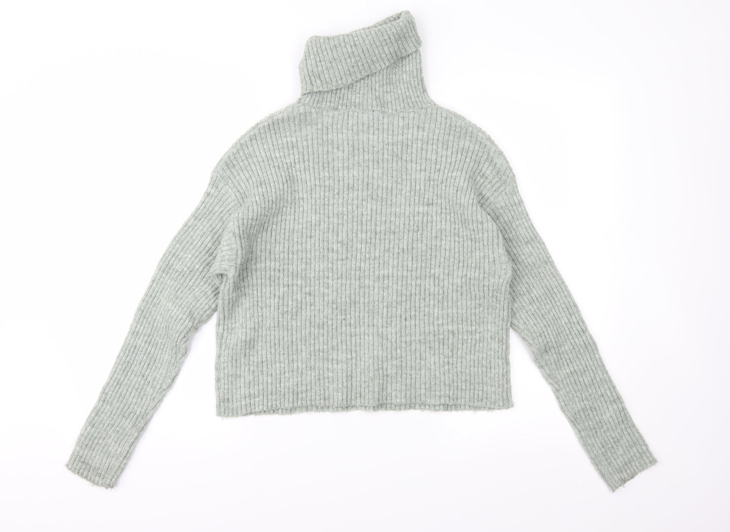 New Look Womens Green  Knit Pullover Jumper Size S