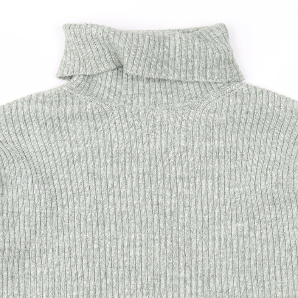 New Look Womens Green  Knit Pullover Jumper Size S