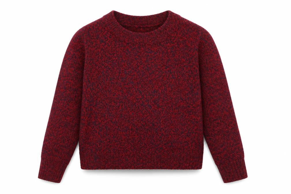 Divided Womens Red  Knit Pullover Jumper Size XS